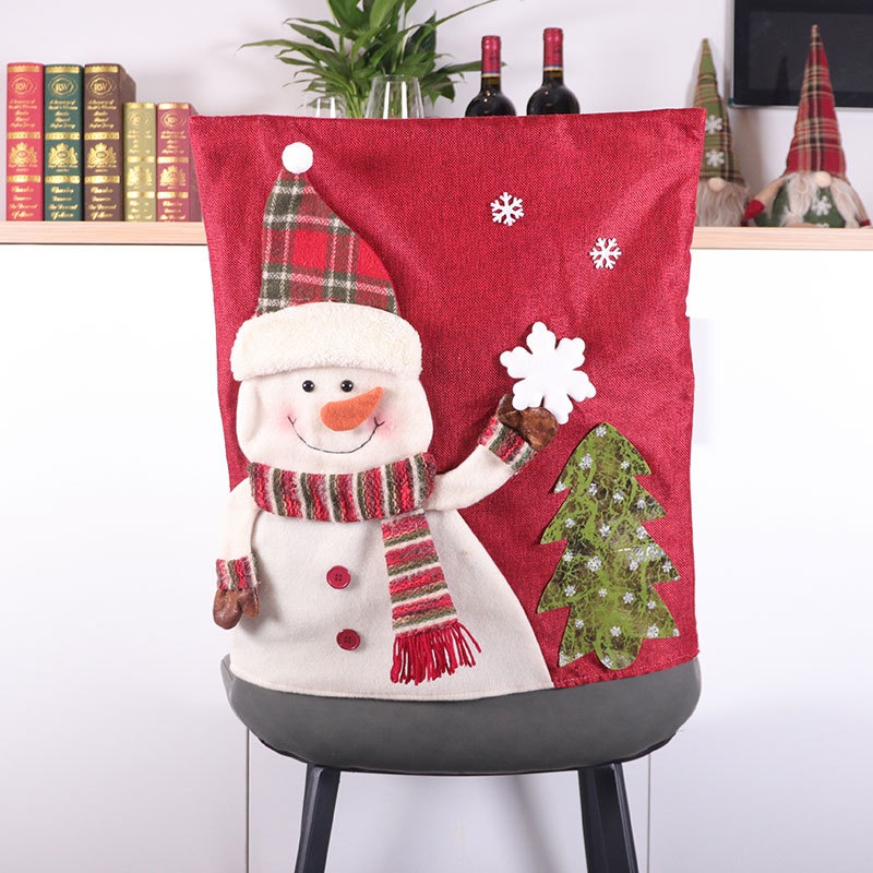 Christmas,Personalized,Creative Thickened Christmas Seat Cover - Home Decor